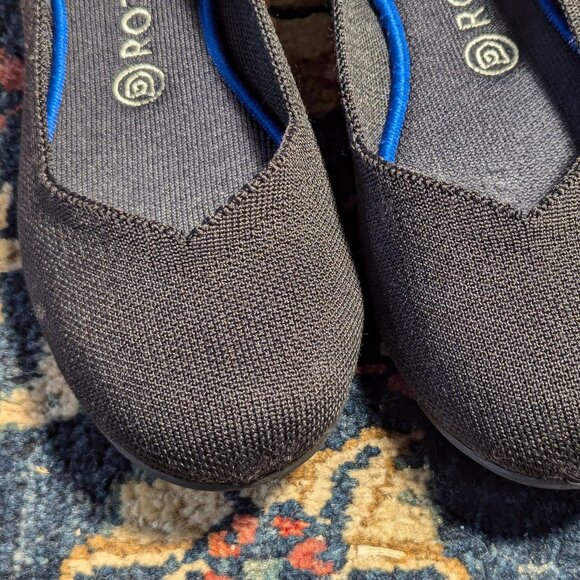 Rothy's Round Toe Flat in Black, sz women's 9 - Picture 3 of 7
